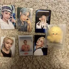 トレカのオマケ付きSKZOOスキズ キーリング felixピリ 本国ペンミ