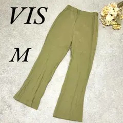 《ヴィス》スラックス/ズボン/パンツ/ウエストゴム/グリーン系/M