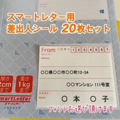 【ゆきんこ06様専用】スマートレター用 20枚、レターパック用 25枚セット