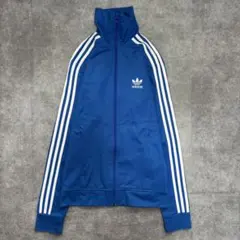 Adidas Originals トラックジャケット　ブルー　刺繍　Sサイズ