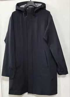 美品✨ muji labo 無印 中綿 ステンカラー ロング 黒 XL 無印良品 売り切れ続出？！それどこの？って聞かれた中綿コート