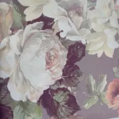 花柄プリント生地YUWA