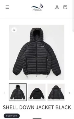 受注限定 FEELS ダウンジャケット 上杉柊平 FEELS 上杉柊平 DOWN JACKET BLACK XL - メルカリ