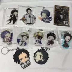 文豪ストレイドッグス 芥川龍之介 アクリルキーホルダー ラバーストラップ セット