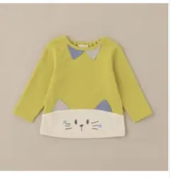 ベイビーチアー　110 ネコ　薄手のトレーナー