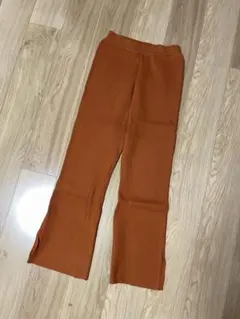 FREAK'S STORE リブフレアニットパンツ(web限定)