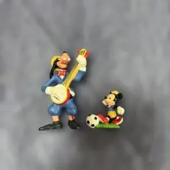 ヴィンテージ　ディズニー ミニフィギュア 2体セット グーフィー ミッキーのサムネイル
