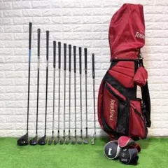 ゴルフセット　初心者応援　ツアーステージ　ラウンド仕様　メンズ　右打ち　すぐ使用