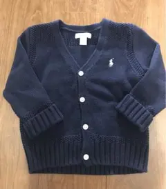 ラルフローレン カーディガン ネイビー 18M