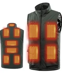 電熱ベスト 加熱ベスト前後11箇所発熱 急速発熱 2WAY給電 USB給電