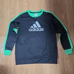 adidas アディダス トレーナー 150cm ブラック グリーンのサムネイル