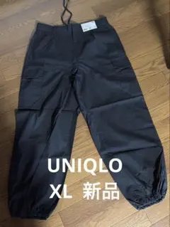 UNIQLO イージーカーゴパンツ・ブラック XL 新品