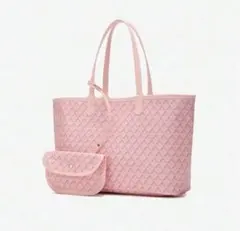 No.2[購入不可]ピンク トートバッグとポーチのセット