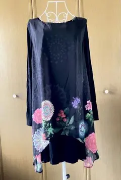 Desigual 花柄プリント Aライン 長袖