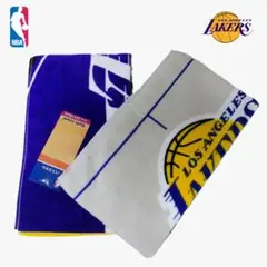 NBA LAKERS レイカーズ バスタオル 2枚セット