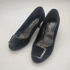 【美品】ダイアナdiana artemis パンプス　スエード　黒　22.5