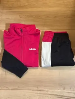 adidas ジャージ 上下セット ピンク/紺/白