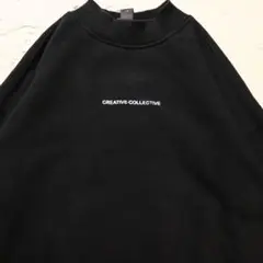 H&M トレーナー CREATIVE COLLECTIVE 刺繍　ブラック