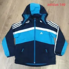 少々難あり adidas フード付きジャケット ジャンパー キッズ 140
