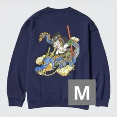 【完売品】ユニクロ ドラゴンボール スウェット ネイビー M メンズ コラボ