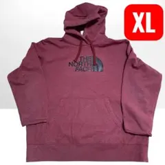 《美品》ノースフェイス パーカー ボルドー XL