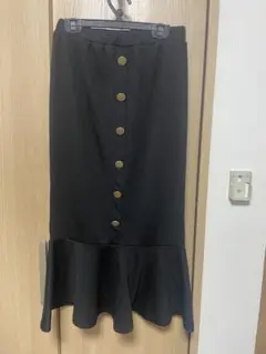 スカート タイトスカート マーメイドスカート 夢展望 ディアマイラブ 黒