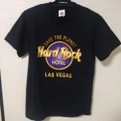 【古着】Hard Rock Hotelラスベガス USA製 黒Tシャツ S