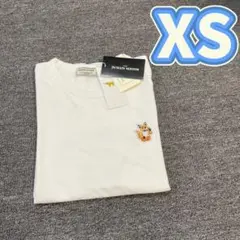 MAISON KITSUNÉ 立っているキツネの白いTシャツ XSサイズ w4