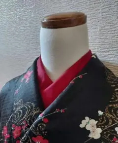 えんじ半襟　半衿　暗め