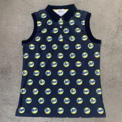 #*#様 JACK BUNNY!! レディース総柄ノースリーブポロシャツ　サイズ