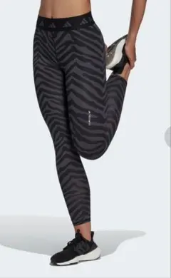 adidas TECHFIT ゼブラ柄 レギンスのサムネイル