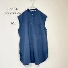 宮*ん様 ユニクロ　JWANDERSON ロングシャツ　ネイビー