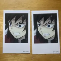 鬼滅の刃 柱稽古編 Dining チェキ風ブロマイド 冨岡義勇 2枚 - メルカリ