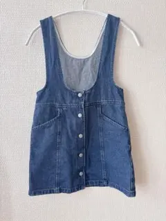 GU デニム ジャンバースカート 130