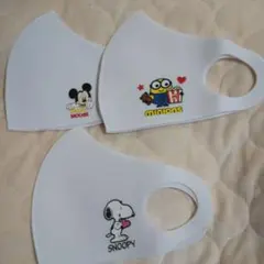 ミッキー・ミニオン・スヌーピー キッズ・レディースマスク ２セット限り❗️