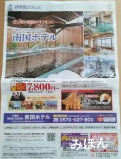 伊藤園ホテルズ(南国ホテル※千葉県 南房総 白浜温泉)　宿泊値引き券のサムネイル