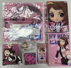 僕のヒーローアカデミア　一番くじとプライズ品の麗日お茶子セット