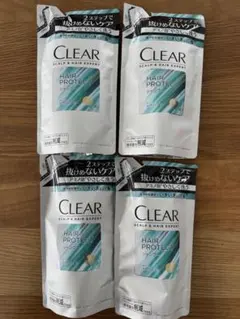 お値下げ中CLEAR HAIR PROTECT シャンプー 詰替用 4パックのサムネイル