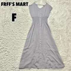 ⁠♥FREE'S MART♥ 허리 셔링 V 넥 원피스 동결⁠