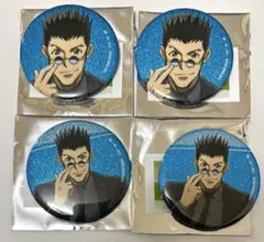 HUNTER×HUNTER スーツ グリッター缶バッジ レオリオ
