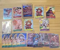 ONE PIECEカード モンキー・D・ルフィ ナツコミ5枚 肉ルフィ5枚