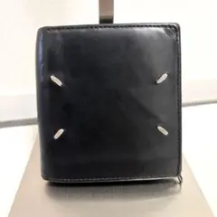 【大人気】Maison Margiela 4ステッチ 二つ折り財布 黒