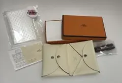 【新品未使用】エルメス　ガルヴィデュオ　ナタ　ホワイト U刻印のサムネイル