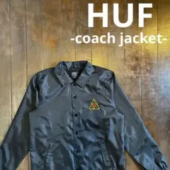 【HUF ハフ】ナイロンコーチジャケット ブラック M y2k フェードのサムネイル