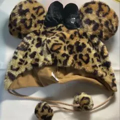 ヒョウ柄 ファンキャップ