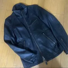 極美品 希少モデル ラムレザーライダースジャケット お兄系