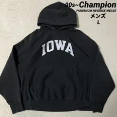 00s~ Champion プレミアム リバースウィーブ パーカー メンズ L