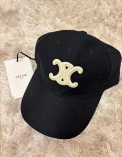 正規品 CELINE トリオンフ キャップ ブラック - メルカリ