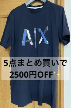 Armani Exchange ネイビー Tシャツ Sサイズのサムネイル