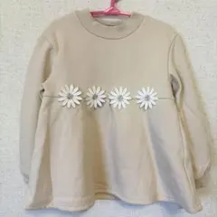 après les cours 花刺繍 トレーナー 110サイズ